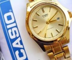 Gold Strapped Casio MTP-1183E-5ADF (Single Watch) - 2
