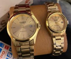 Gold Strapped Casio MTP-1183E-5ADF (Single Watch)