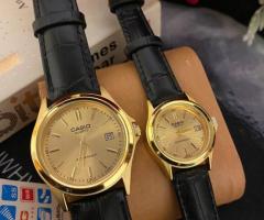 Black Leather Strapped Casio MTP-1183E-5ADF