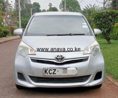 Toyota ractis  2013 model  1500cc petrol engine  Price ksh 900k negotiable