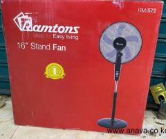 Ramtons RM/572 - Black Econo standing Fan - 3 Speed - Black