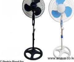 VELTON Standing fan with Round Wide Stable Base