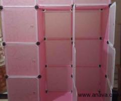 Plastic wardrobe three column - 2