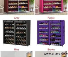 Double layer shoe rack 36 pairs