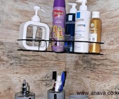 Metallic corner triangular bathroom/kitchen organizer - 4