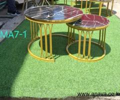 New design Nesting Coffee Table Marble Effect (MDF)