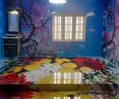 3D Epoxy flooring and vinyl painting - 2