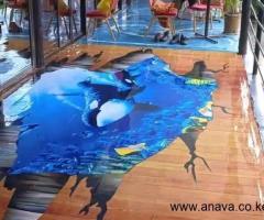 3D Epoxy flooring and vinyl painting - 3