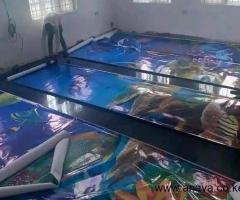 3D Epoxy flooring and vinyl painting - 5