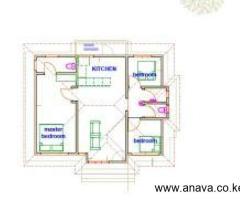 3 Bedroom House Plans in Kenya - 4