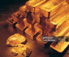 Gold bars and nuggets on sale