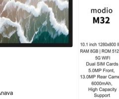 Modio m32 tablet pc 8GB +512GB, 10.1 inches, wireless keyboard and wireless mouse, Flip case