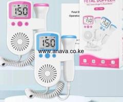 Fetal Doppler Heart Beat Monitor Backlight LCD Probe Baby Heart Beat Monitor