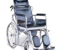 Reclining Commode Wheelchair